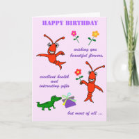 Cajun Crawfish Joyeux anniversaire