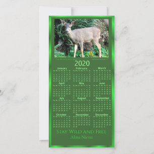 carte calendrier alina 2020