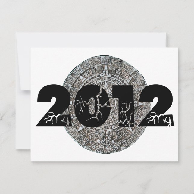 Carte Calendrier maya 2012 (Devant)