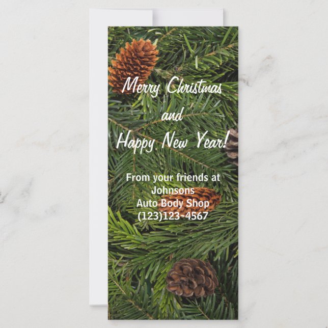 Carte Calendrier promotionnelle de vacances 2016 (Devant)