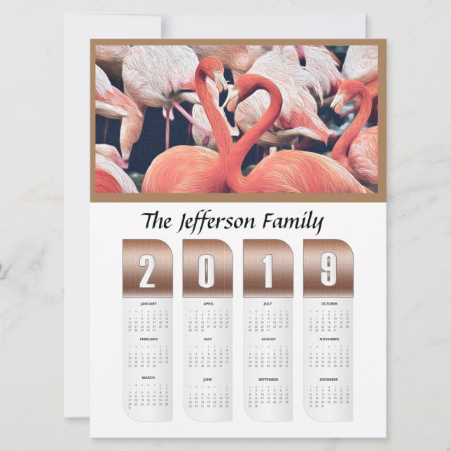 Carte Calendriers photo personnalisés 2019 (Devant)