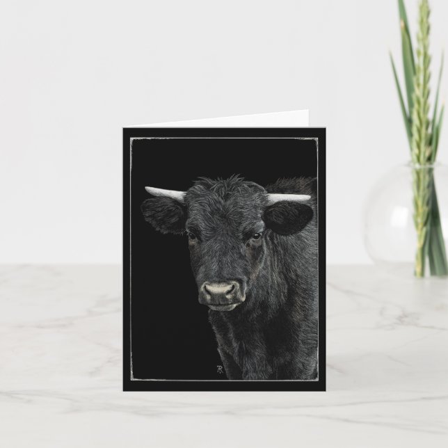 Carte Calf - "Little Moo" (Devant)