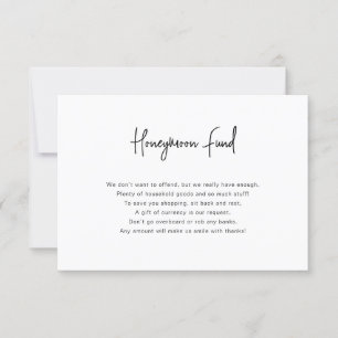 Carte Calligraphy Black and White Honmoon Fund
