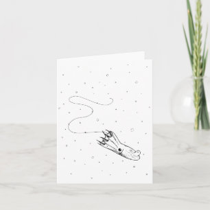 Carte Calmar vampire dans la neige