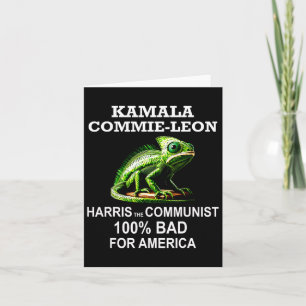 Carte Camarade Kamala Commie Leon Commieleon Communiste 