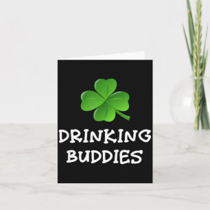 Carte Camarades de boisson Saint-Patrick Bière Drôle Iri
