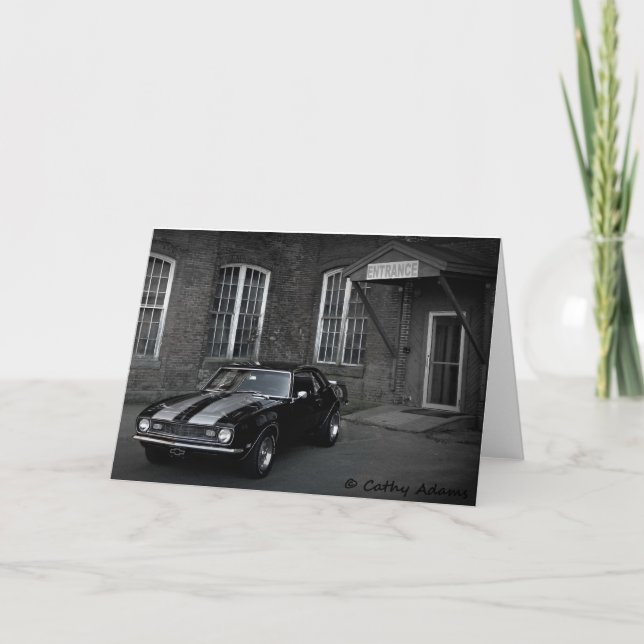 Carte Camaro 1968 (Devant)