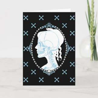 Carte Camée assez bleue de crâne