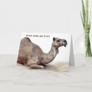 Carte Camel sur sable pour la retraite