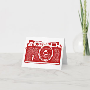 Carte Caméra russe soviétique - Rouge rubis