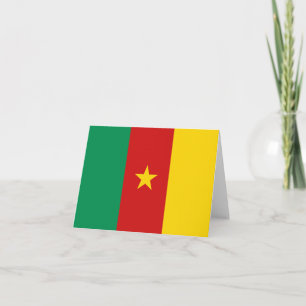 Carte Caméroun drapeau