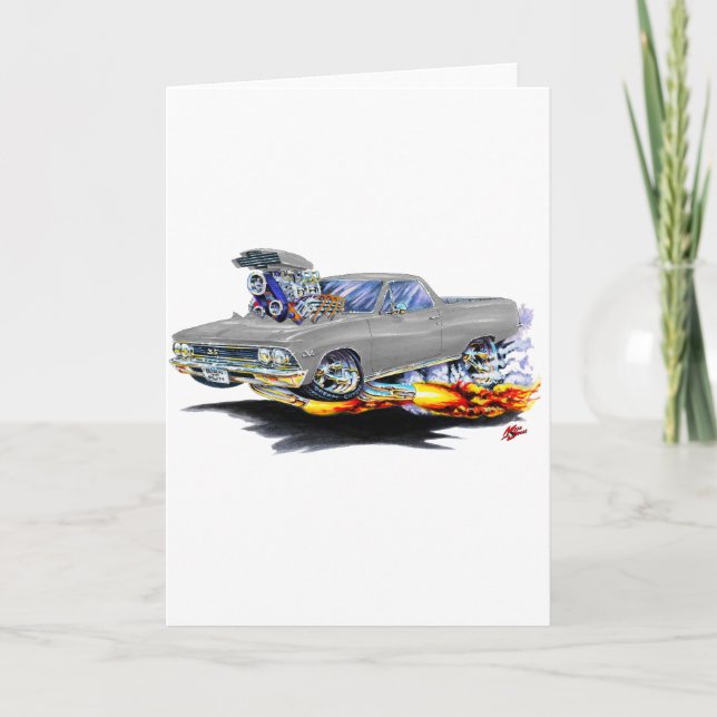 Carte Camion 1966 de gris d'EL Camino (Devant)