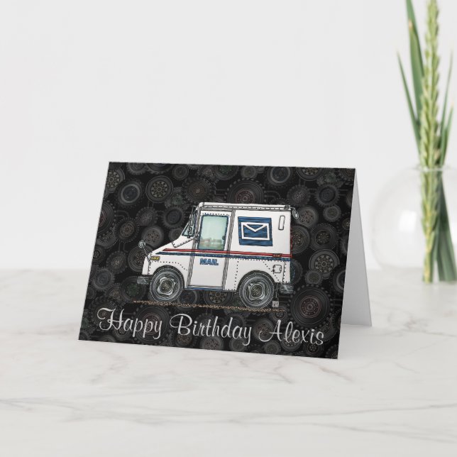 Carte Camion Courrier (Devant)