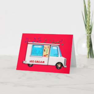 Carte Camion de crème glacée