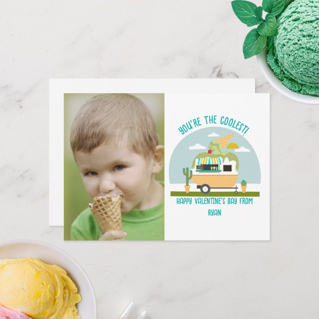 Carte Camion de crème glacée Photo Green Classroom Valen (Créateur téléchargé)