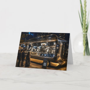 Carte Camion de Nourriture Robotique Alimenté par l'IA –