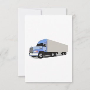 Carte Camion semi-caricature