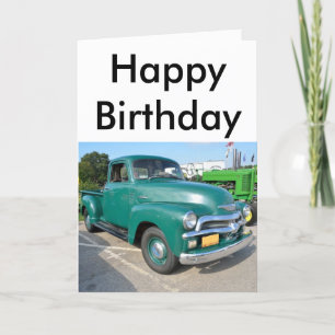 Carte Camion vintage de Chevrolet
