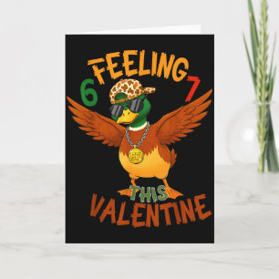 Carte Camo Six Seven Bruh Saint-Valentin 67 Chasse au ca
