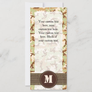 Carte Camouflage du désert