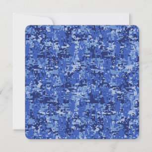 Carte Camouflage photo numérique bleu de la Marine