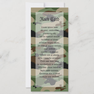 Carte Camouflage Unicorne