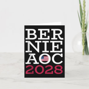 Carte Campagne Bernie Aoc 2028 - Combattre l'oligarchie 