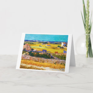 Carte Campagne d'automne, Van Gogh