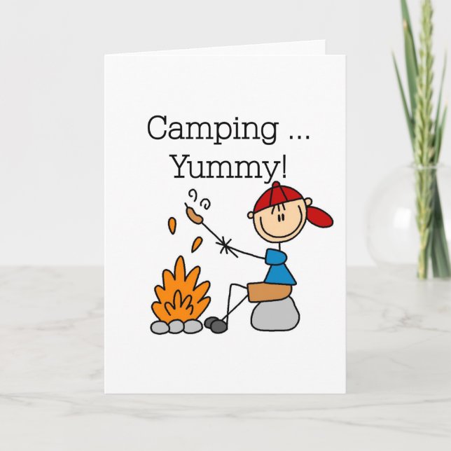 Carte Camping Yummy (Devant)