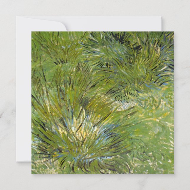 Carte Camps d'herbe par Vincent van Gogh (Devant)