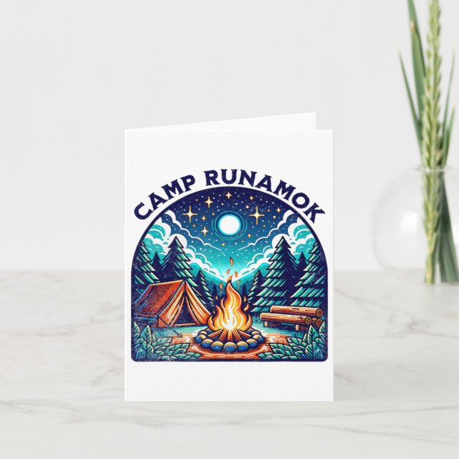 Carte Camps Runamok Musical Jouer Tee Pour Jeunes Enfant (Devant)