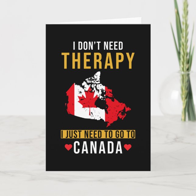 Carte Canada Vacances Dire drôle (Devant)