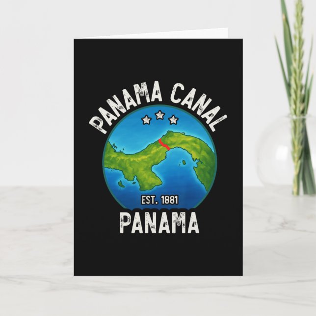 Carte Canal de Panama Ouest.1881  (Devant)