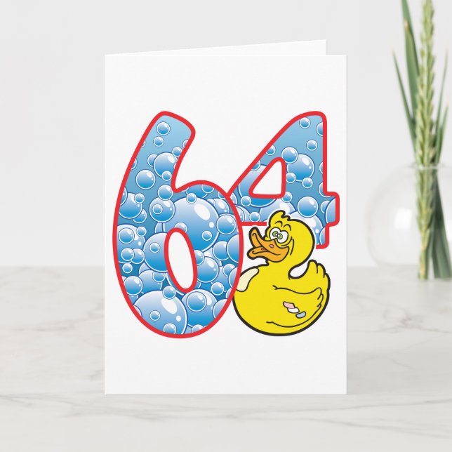 Carte Canard de 64 âges (Devant)