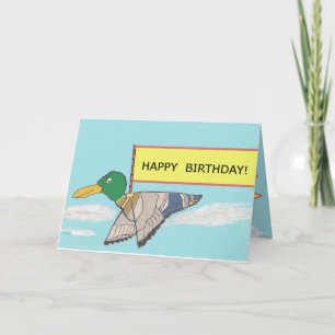 Carte Canard - joyeux anniversaire