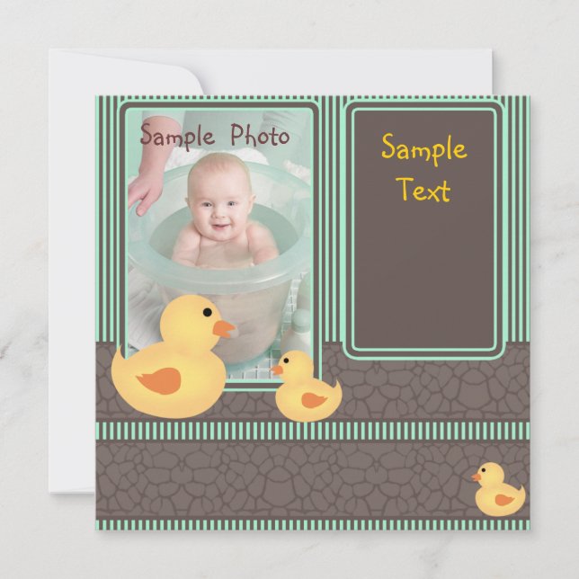 Carte Canards de bébé (Devant)