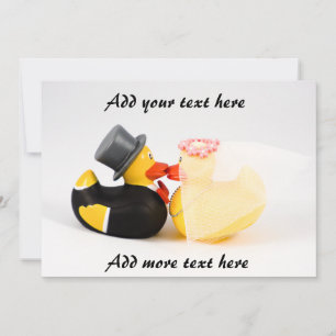 Carte Canards de mariage