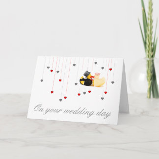 Carte Canards de mariage