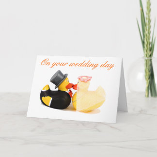 Carte Canards de mariage