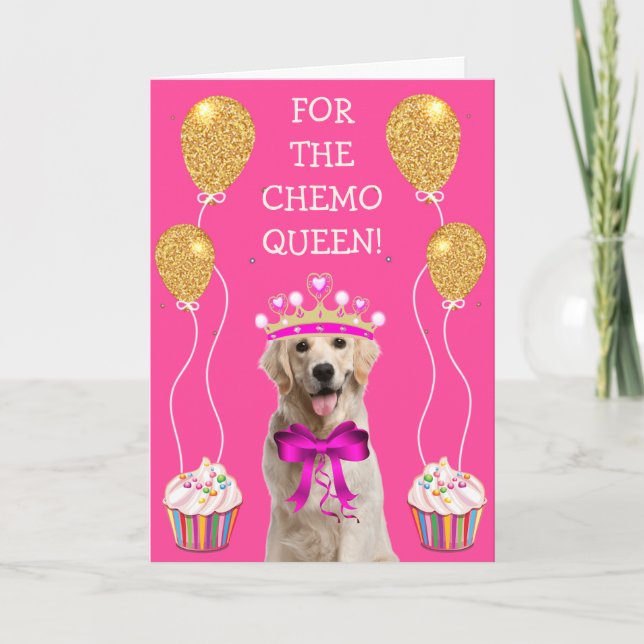 Carte Cancer Chemo Support Cute Dog (Devant)