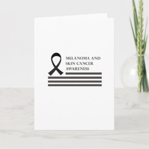 Carte Cancer de combat de conscience de mélanome et de