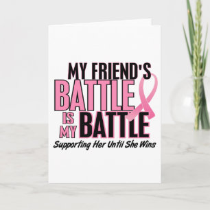 Carte Cancer du sein Ma BATAILLE TROP 1 Ami