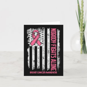 Carte Cancer du sein Personne ne combat seul Cancer du s
