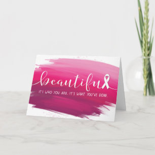 Carte Cancer du sein Survivant Vous êtes belle