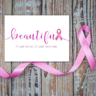 Carte Cancer du sein Survivant Vous êtes belle