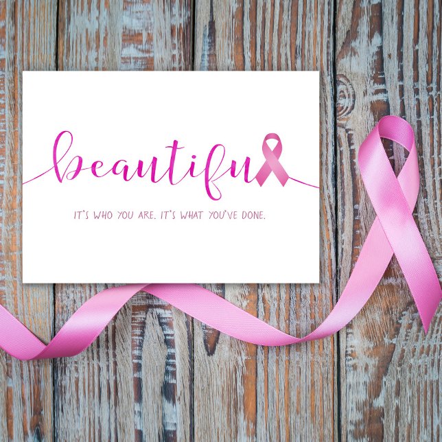 Carte Cancer du sein Survivant Vous êtes belle (Créateur téléchargé)