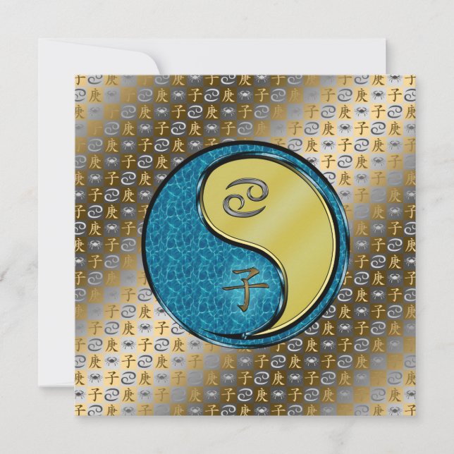 Carte Cancer et rat métallique (Devant)