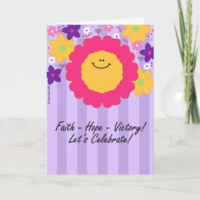 Carte Cancer Remission Celebration (Devant)