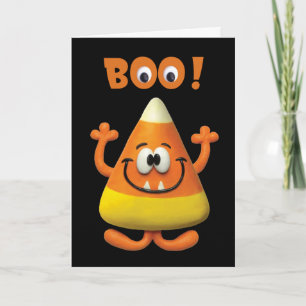 Carte Candy Corn Halloween Boo Party