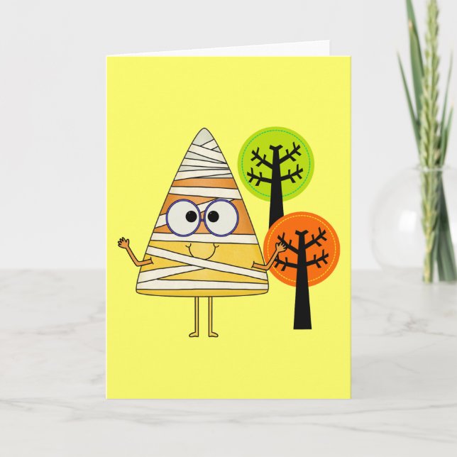 Carte Candy Corn maman Halloween (Devant)